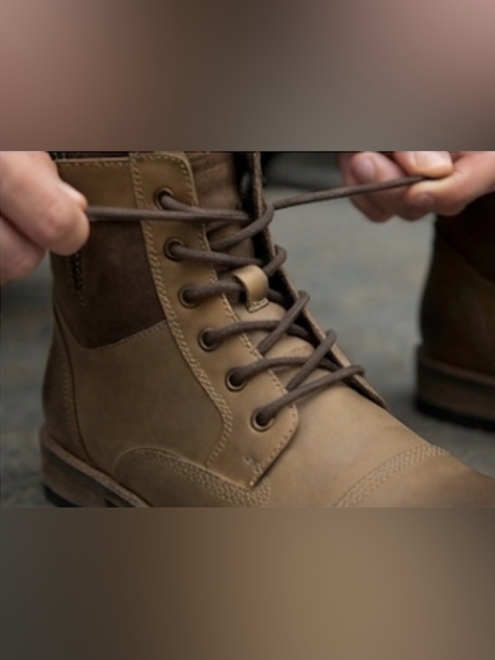 Reserved Footwear RF 121 - Rugged-Refined Cap Toe Combat Boot Size 8 - Picture 5 of 6